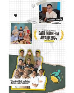 Ambung Harsa menerima SATU Awards Indonesia